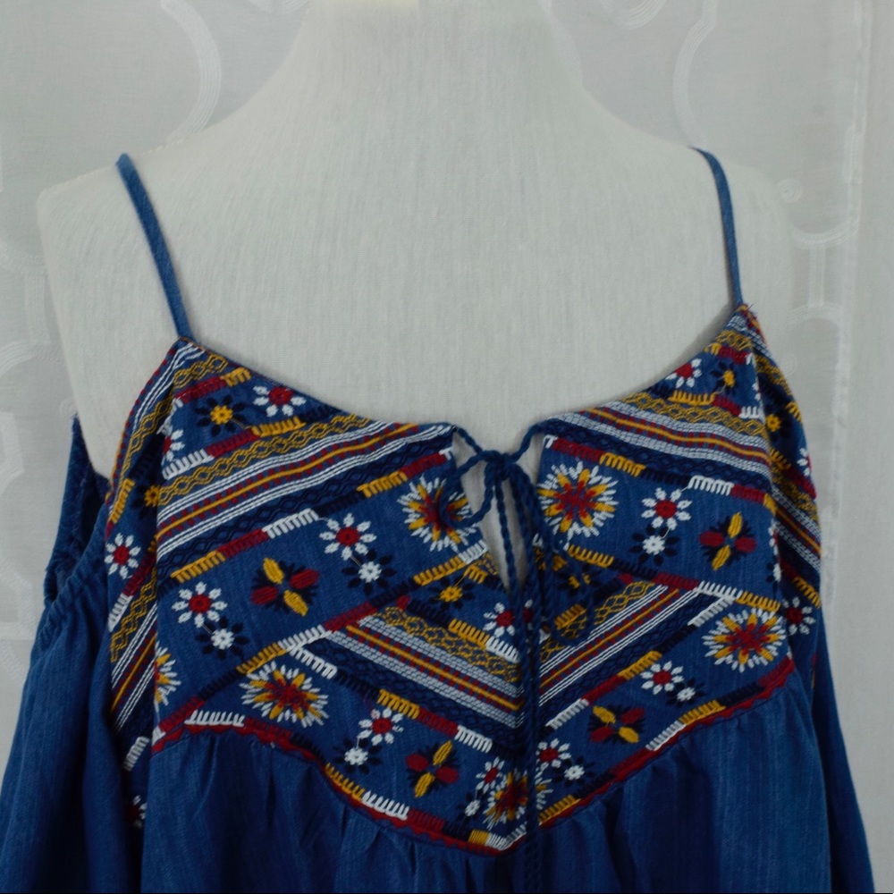 BLU PEPPER COLD SHOULDER TOP